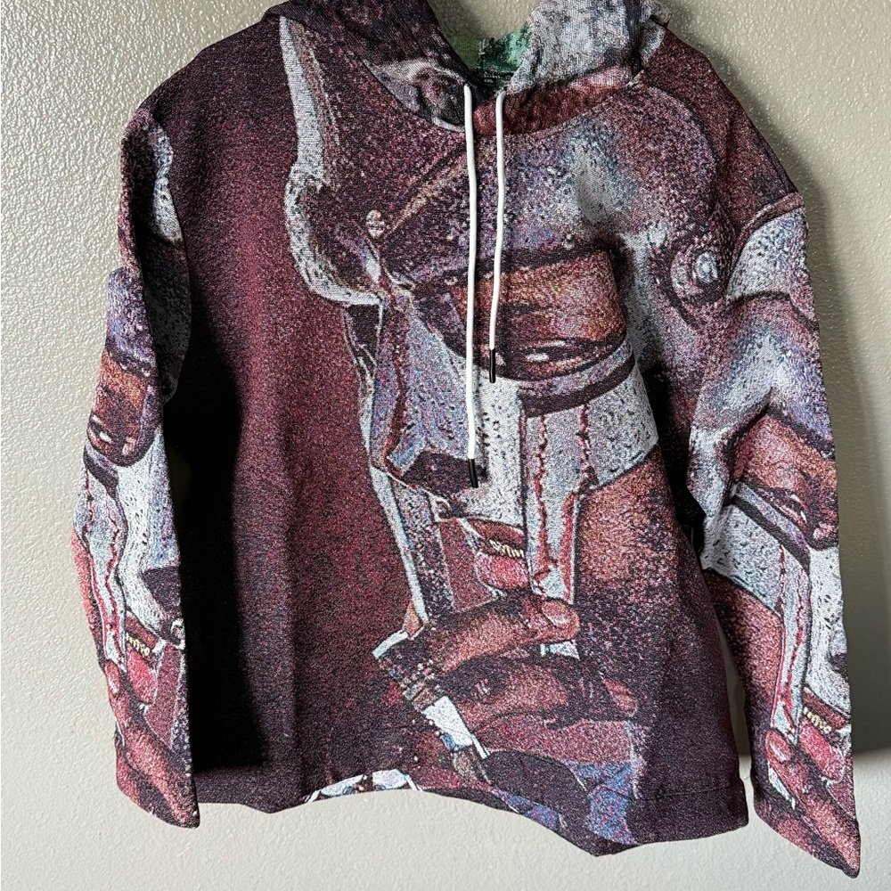 Graphic Hoodie with Artistic Design